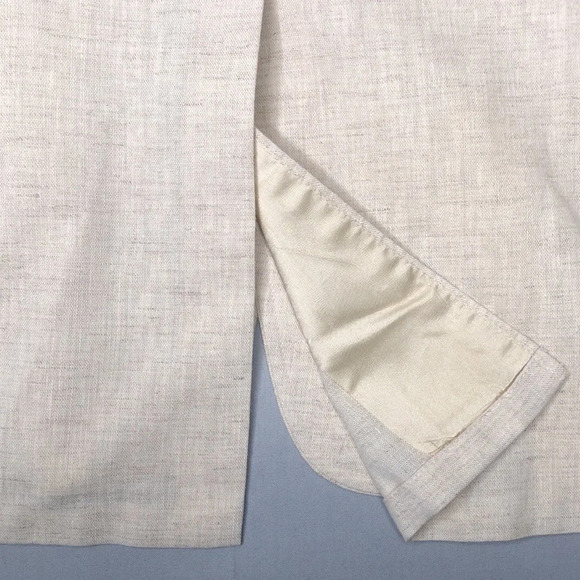 George Barry Men’s Vintage Single Breasted Linen Blazer - Picture 7 of 11